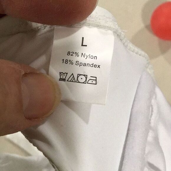 Swim, Swimwear Bikini, Tropical, size Large, White Top, Floral Bottom, Fully Lin - Picture 7 of 7